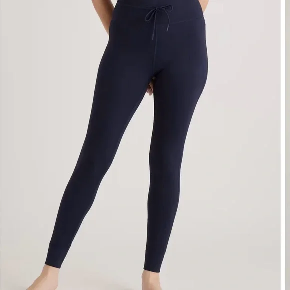 Quince Ultra-form Tie-Waist High Rise Leggings - Picture 6 of 6